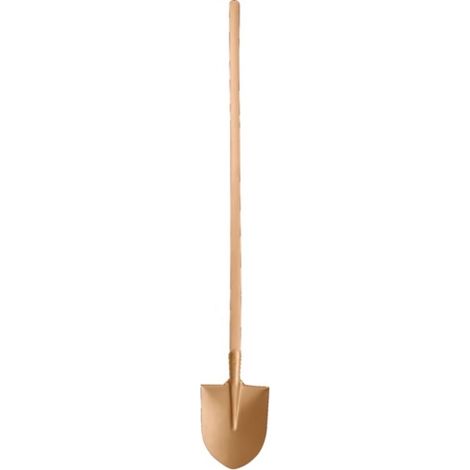 Pelle de Francfort 240x300mm avec manche en acier inoxydable, sans étincelles (1/2)