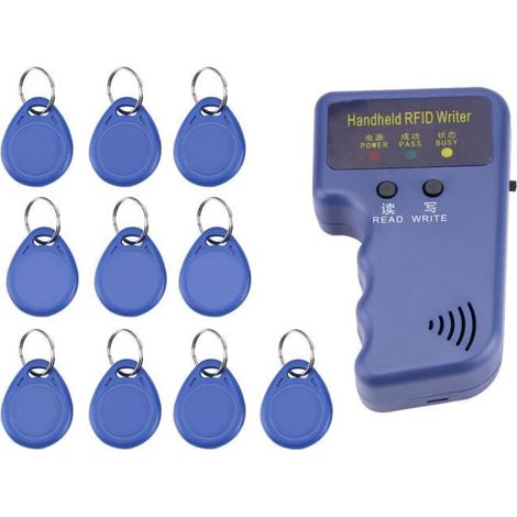Graveur RFID - HB058 - 125KHz - Copieur d\'étiquettes - 10PCS inclus - Filaire (1/4)