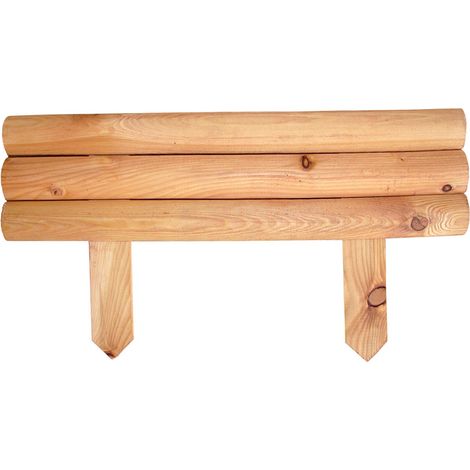 Retenue de terre en mélèze huilé 55 x 16.5 cm Unitaire