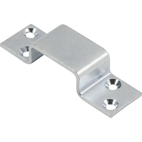 Riegelschlaufe 34x16 mm verzinkt Schlaufe Riegel Riegelhalter Türriegel Fenster