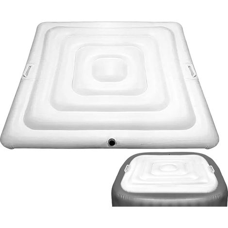 Housse Spa Gonflable Couvercle de Anti-poussière, Pliable et économique Couvercle protecteur anti-débordement de pluie Pour extérieur jardin patio plage natation bain à remous bain maison hiver (1/5)