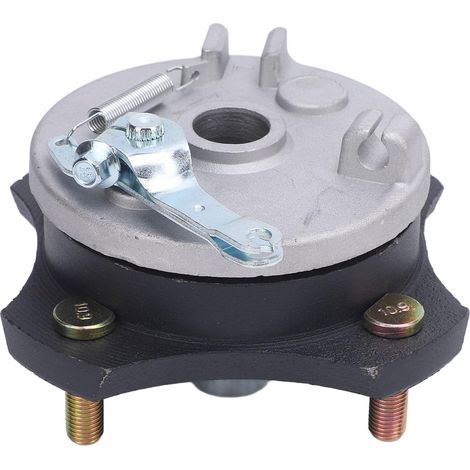 Moyeu de Roue de Frein à Tambour Allaire Métallique Haute Résistance 17 Mm Arbre 4 Boulons Ajustement ATV Go Kart Utv avec Couvercle d'embrayage pour Les Projets de Remplacement (1/5)