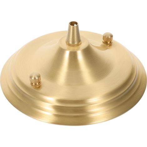 Plaque De Plafonnier En Cuivre Avec Bague De Serrage Suspension Luminaire Pour Éclairage De Plafond Intérieur Rénovation Lustre Salle De Bain Salon