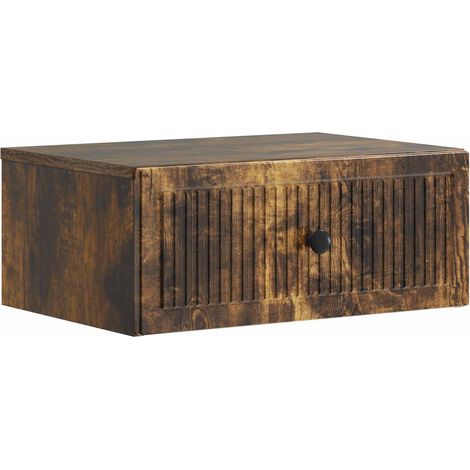 Nachttisch Geräucherte Eiche 49 x 34,5 x 20 cm Holzwerkstoff vidaXL