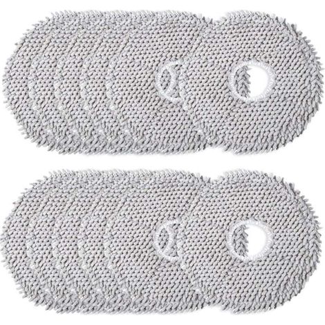 Set mit 12 Mikrofaser-Wischpads – Zubehör für Saugroboter – Waschbar – Passend für Dreame L10s Ultra/L10 Ultra/L20 Ultra/L10s Pro Ultra Heat