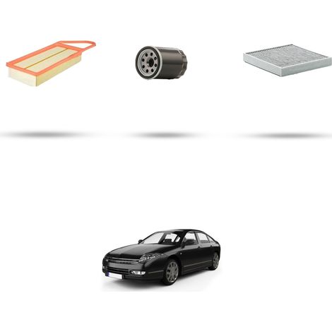 Kit tagliando 3 filtri compatibile con Citroen C6 3.0 v6 155kw dal 2005 (1/5)