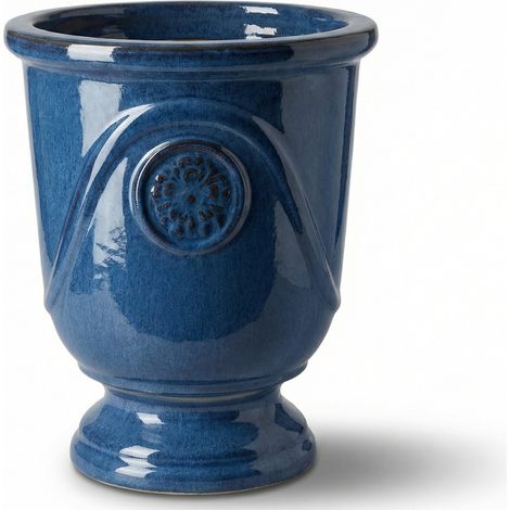 Vaso MOLIERE 24x30cm blu antico