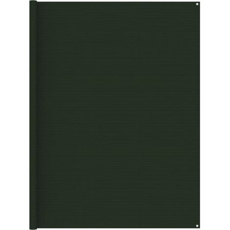 Tapis de tente Terrasse Salon Cuisine - Tapis de jardin 250x250 cm Vert foncé BV951159 - BonneVie (1/3)