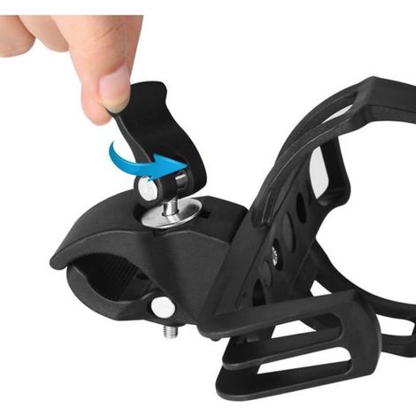 Porte-Gourde Pour Vélo - Rotation 360 Degrés - Sans Vis - Universel Pour Guidon Jusqu'à 4,3 Cm - Lot De 2 (1/5)