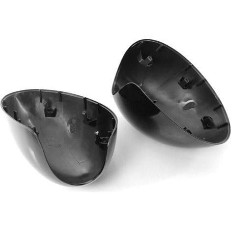 Jeffergarden Kit de coque de rétroviseur latéral, pièces de rechange pour coque d'aile de porte gauche et droite, adapté aux Mini R55, R56, R57, R58, R59, R61