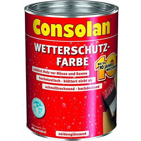 CONSOLAN Wetterschutzfarbe Moosgruen 2,5l - 5087476