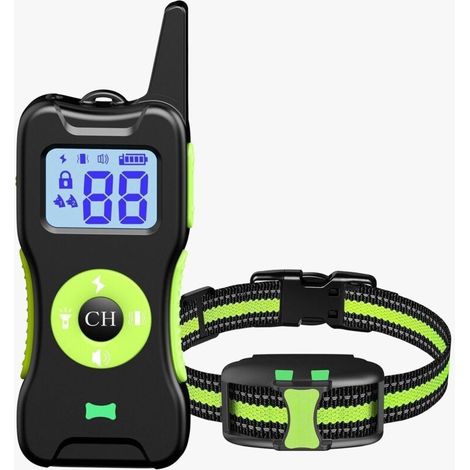 OEM – Collier de dressage électrique pour chiens – 3 modes de formation : bip. vibration. choc – Portée 500m. IP67 étanche. verrou de sécurité
