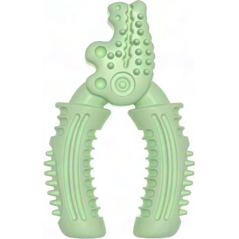 Jouet à mâcher chien TPR - Brosse à dents canine, 12,5x8x5 cm, 1 pièce, usage intérieur (1/4)