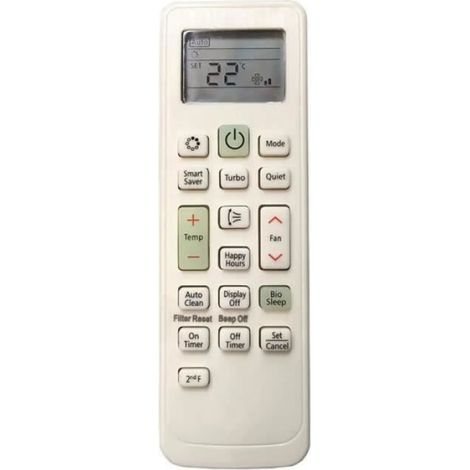 REMPLACEMENT CLIMATISEUR TELECOMMANDE POUR Samsung DB93-11489C DB93-11489G (1/5)