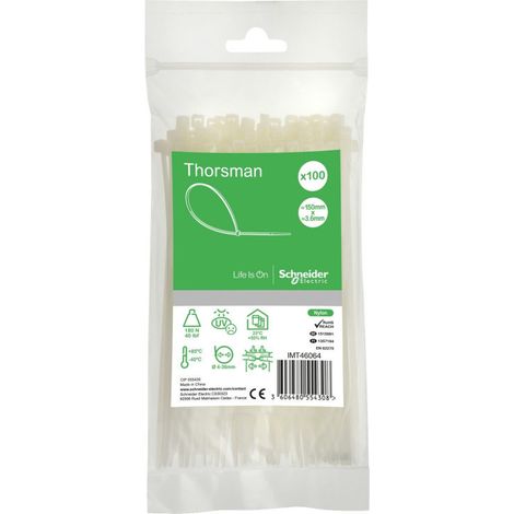 Schneider Electric IMT46064 Serre-câble 100 pc(s) R250942 (1/2)