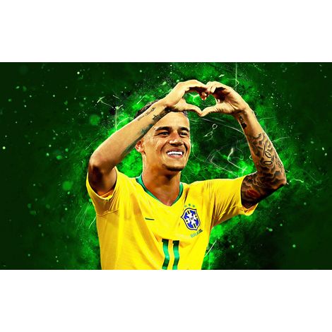 Papier peint panoramique Football - Joueur de Foot - 130 cm x 81 cm (1/2)