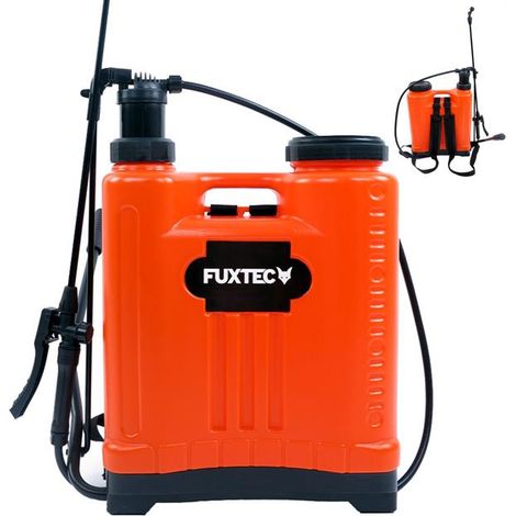 FUXTEC Drucksprüher für alle Sprüharten im Garten, Düngung und Unkraut- Schädlingsbekämpfung, 20L Tank 3Kg 10bar - FX-DS20L