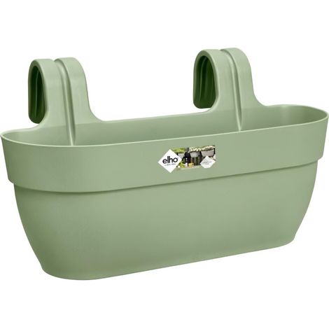 ELHO - Pot de fleurs - Vibia Campana Easy Hanger Large - Vert Pistache - Balcon exterieur - L 24.1 x W 46 x H 26.5 cm