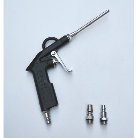 PISTOLA DI SOFFIAGGIO ARIA COMPRESSA COMPRESSORE BECCO LUNGO 200mm 631 HOTECHE