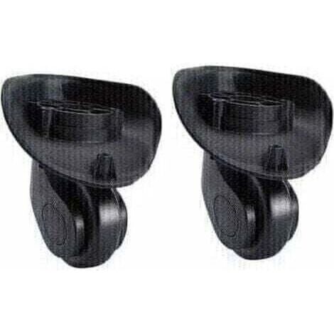 Luggage replacement wheels, 2 PVC swivel casters, universal replacement, quiet and durable. (1/4)