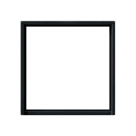 Gira Telaio adattatore quadr. 50 x 50 mm System 55 Nero m [0282005], 0282 005
