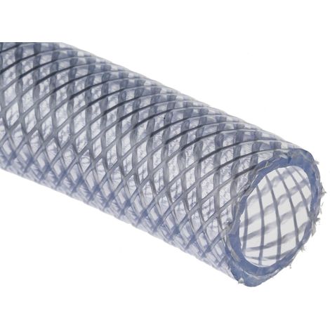 Rs Pro – Tuyau flexible PVC renforcé 25mm – Longueur 15m – Pour produits chimiques et air comprimé – Pression de travail 1 bar