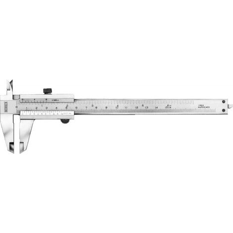 Pie de rey de bolsillo 150mm inoxidable de Horex 2226516 (1/5)