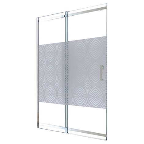 ONDEE ZEN - Porte de douche UIMI - Coulissante - Finition Chromé - 120x210cm (1/3)