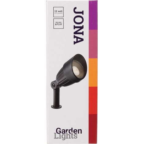 Garden Lights LED Gartenstrahler, 12V Gartenbeleuchtung mit Erdspieß, 3.4 W 320 lm 3000 K warmweiß, IP44 Außenstrahler mit Kabel, Plug & Play für Gartenweg Terrasse Pflanzen (1/4)