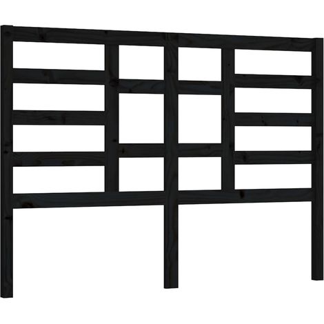 Testiera per dormire accessorio per camera da letto 166 x 4 x 104 cm in legno di pino nero TDL0202202