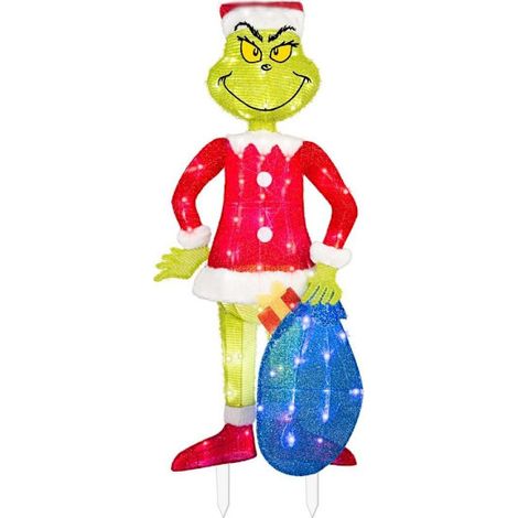 Panneaux de décoration de jardin de Noël Grinch 4-FF-4-AquaForge (1/5)
