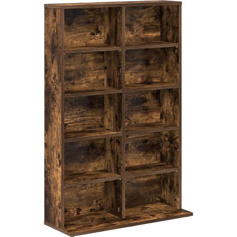 CD Cabinet Smoked Oak 65 x 23.5 x 97.5 cm Engineered Wood vidaXL (1/5)