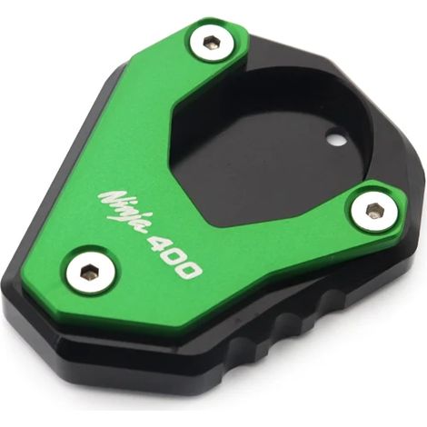 (NINJA400 vert) Compatible avec les accessoires de moto KAWASAKI NINJA400 Z400 NINJA 400 Z 400 : béquille latérale, extension, plaque de support, puissance maximale. (1/4)