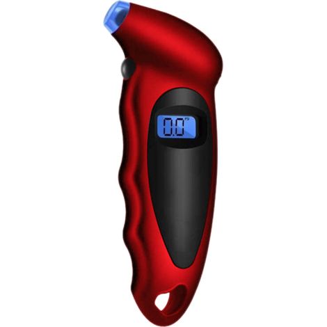 Manomètre numérique de pression des pneus avec écran LCD (1 pièce) pour voiture, camion, moto et vélo.