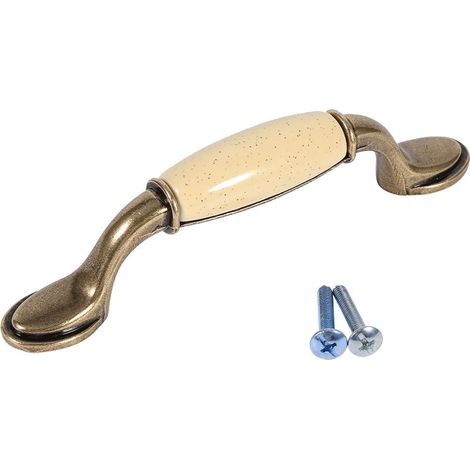 Poignée de porte -Bronze céramique -armoires de cuisineGarde-robeEspacement des trous 96 mm (1/5)