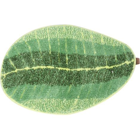 Tapis de sol en forme de feuille, porte d'entrée antidérapante pour salon chambre à coucher, fournitures de maison (1/5)
