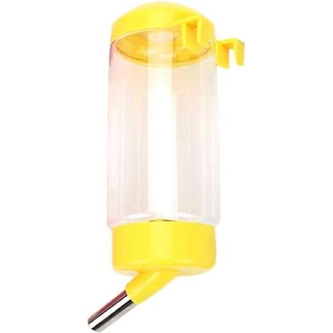 Abreuvoir - Biberon 500 ML - Pour Lapin Hamster Cochon D Inde Furet Gerbille Chinchilla Rat - Fixation Cage - Acier Inoxydable Et Plastique - 1 Pièce