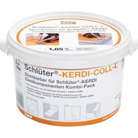 Colle D'étanchéité Bi-composant - Dispersion Acrylique Sans Solvant + Poudre Ciment - Pour Zones Humides - 1,85 kg (1/5)
