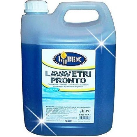 Liquido lavavetri pronto "LUBEX" per la detersione dei cristalli e dell'auto 5 l (1/2)