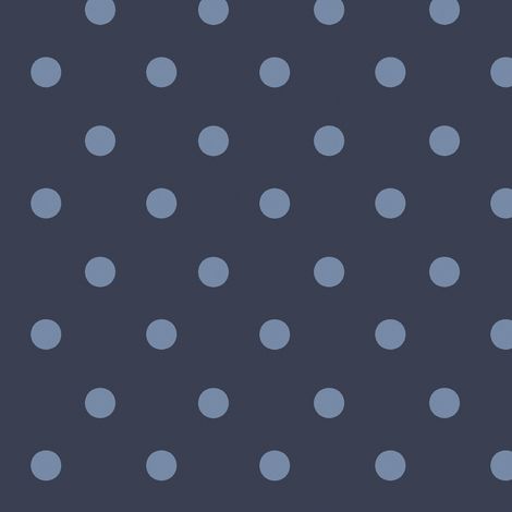 Cath Kidston Vliestapete Button Spot Navy 10mx52cm (1/3)