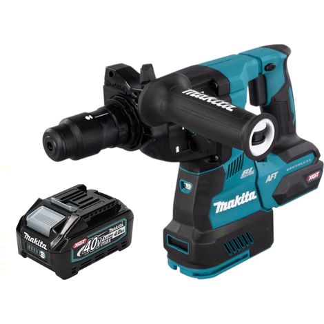 Martillo perforador a batería Makita HR 002 GM1, 40 V máx., 2,9 J, SDS plus, sin escobillas + 1 batería de 4,0 Ah - sin cargador (1/5)