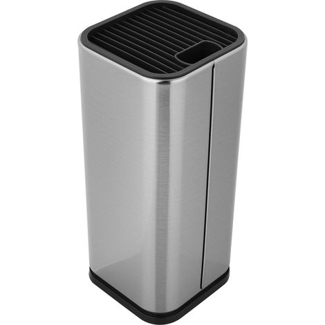 GROOFOO-Stainless Steel Knife Block Knife Holder SpacE Saver Knife Storage (1/5)