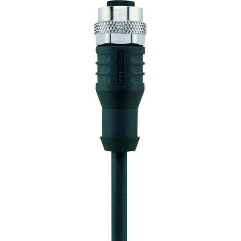 Escha 8043812 Connettore confezionato per sensore o attuatore M12 Presa dritta 5.00 m Numero di poli: 4 1 pz. (1/2)