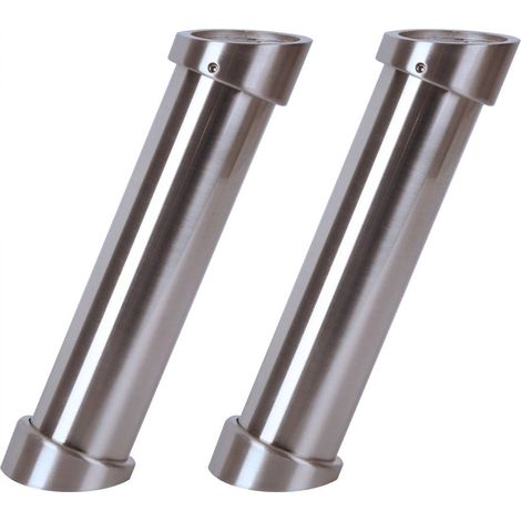 LUX Snackständer aus Aluminium in gebürstetem Edelstahl-Finish, 2er-Set Nordlinger (1/2)