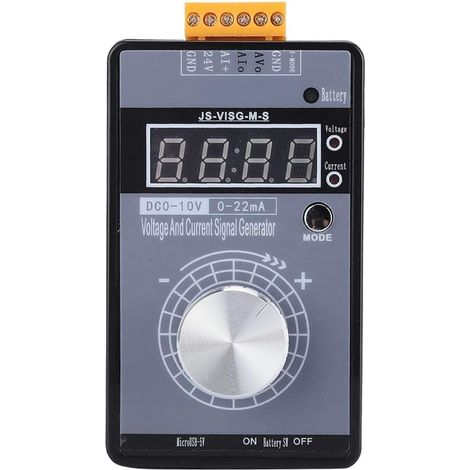 Générateur de signal portatif 0-10 V 4-20 mA  Matériau ABS, alimentation USB, protection contre les courts-circuits pour les tests industriels (1/5)