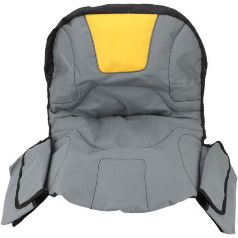 Mower Seat Cover Waterproof and Dustproof for Tractor Outdoor Adjustable Seat Protection Gray Yellow - (1/5)