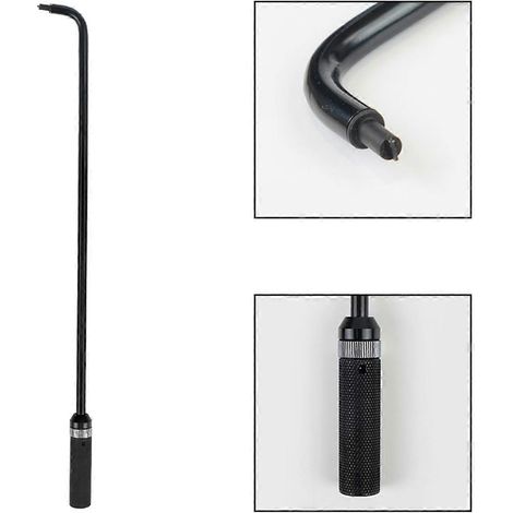 Outil de réglage de la vis de richesse, 41,5 cm (16,34 pouces), outil de réglage de carburateur avec tête coudée à 110° pour VTT UT