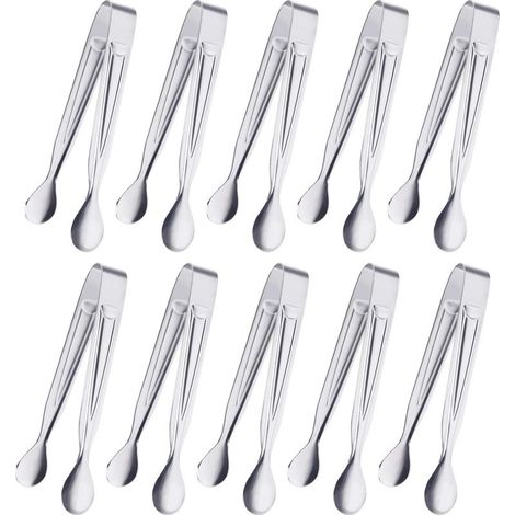 10 pinces à glaçons et bonbons en acier inoxydable-Online Store (1/5)