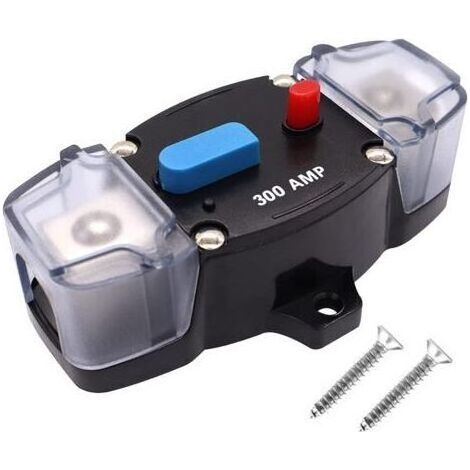 Porte Fusible de Voiture 12V-48V Système de Protection de Fusible Audio pour Voiture, Camping Car, Bateau (300 A) (1/5)