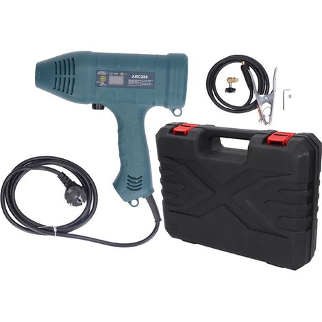 Kit soudage à l'arc IGBT 2200W 220V avec pistolet et câble de masse, poste à souder numérique portatif à fil, prise UE. (1/5)